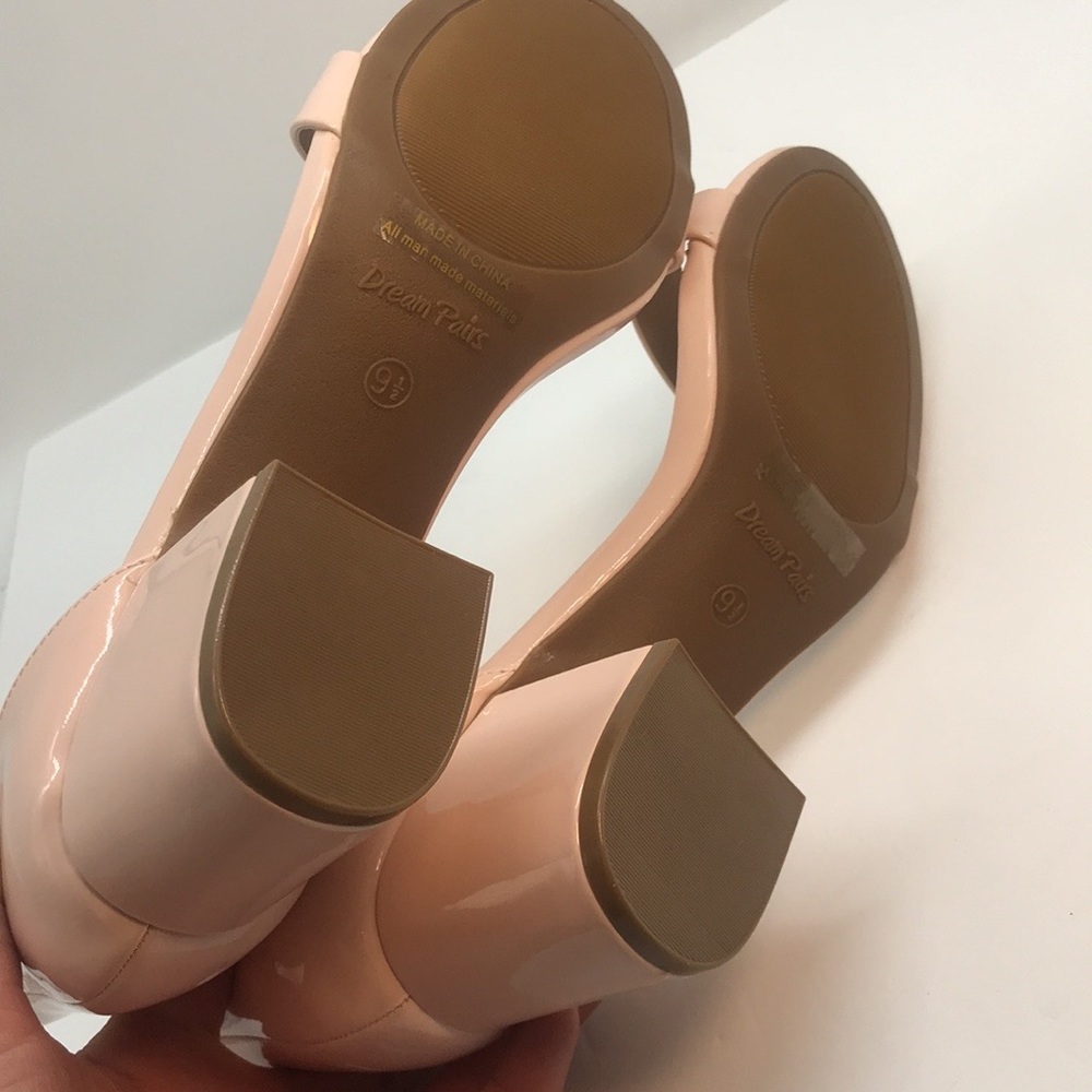 Dream Pairs Chunky Low Heel Pump Sandals Size 9.5 - Picture 12 of 14
